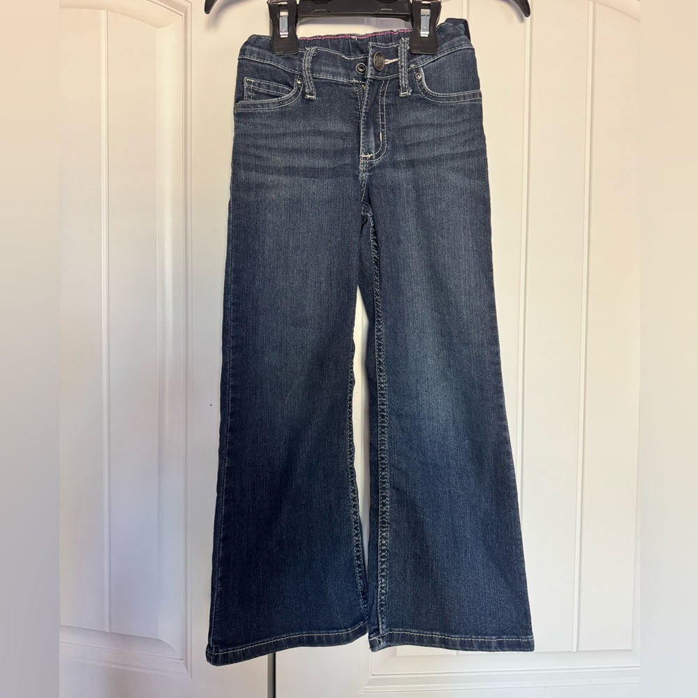 Wrangler Girls bootcut Cowgirl Jeans sz6 Adjustable waist